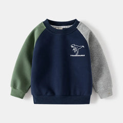 Patchwork Kids Boys Two-Piece Sets Tracksuit Outfits Tops Pants