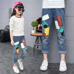 Fashion Jeans Spring Summer and Autumn Soft Casual Boutique Cotton