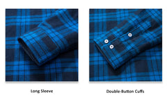 Plaid Flannel Shirts Long Sleeves Casual Cotton Shirt