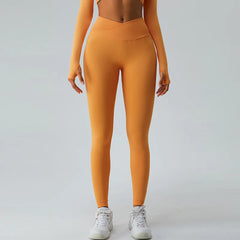 High Waist Cross Yoga Pants for Women