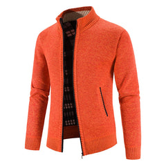 Sweater Jacket  Cold Coat Fleece Zipper Cardigan