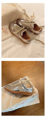 Vintage Wind Genuine Leather Board Shoes