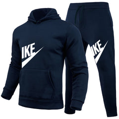 Casual Sports Tracksuits Fashion Hoodies +Pants Suit