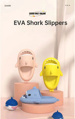 Kids Slippers Shark Flip Flops Soft Sole Cartoon