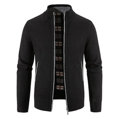Sweater Jacket  Cold Coat Fleece Zipper Cardigan