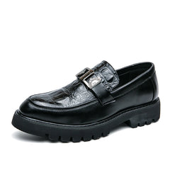 British Street Style Leather Loafers