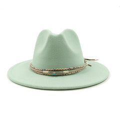 Wide Brimmed Jazz Hat Sombrero Hombre