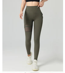 Butt Lift Mesh Pocket Cargo Running Leggings