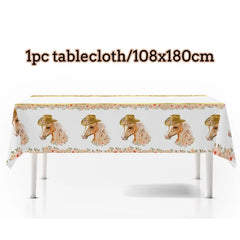 Horse Birthday Party Decoration Supplies Horse Theme Birthday Party Paper Napkins Cups Plates Tablecloth Tableware Child Favours