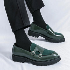 Leather Loafers Low Cut Daily Men's Driving Shoes Non Slip