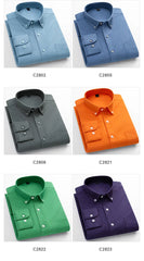 Classic fit fashion 100%Cotton long-sleeve shirt pocket slim fit