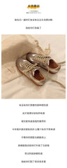 Vintage Wind Genuine Leather Board Shoes
