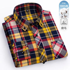 Flannel Plaid Long Sleeve Shirts