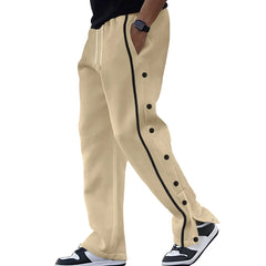 Coss-border leisure sports breasted loose straight drum draw rope large pant