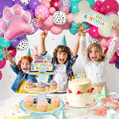 kids Birthday Party Decoration Supplies Tableware Plate Cup Napkin Tablecloth Cake Topper Balloon Banner Birthday Party Favors