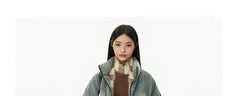 Retro American Neutral Denim Blue down Cotton Jacket