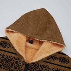 Wool Jacket with Hoodie