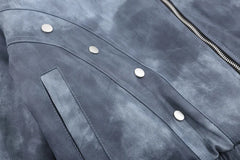 Vintage Pu Leather Jackets Cotton Lined Thermal