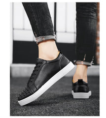 Sneakers Leather Skateboard Shoe