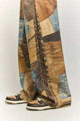 Design High-End Jeans for Men and Women Loose Cool Straight Wide Leg Casual Trousers