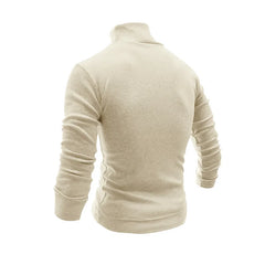 Cotton Half High Neck Base Sweater