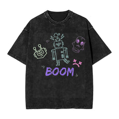 Arcane Jinx  Shirt Printed Washed Vintage  Novelty T-Shirts