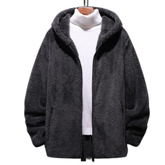 Hooded Solid Soft Cold-proof Thermal Warm Bomber Jackets