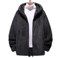 Hooded Solid Soft Cold-proof Thermal Warm Bomber Jackets