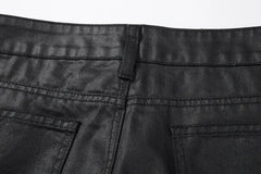 Cotton Tide Niche Wax Denim Pants