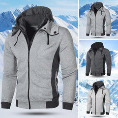 Thicken Zip Up Coats Hooded Jacket