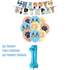 kids Birthday Party Decoration Supplies Tableware Plate Cup Napkin Tablecloth Cake Topper Balloon Banner Birthday Party Favors