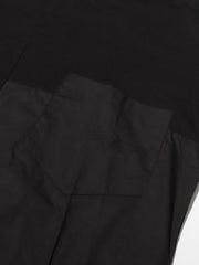 Round Neck Short Sleeve Solid PatchworkT Shirts