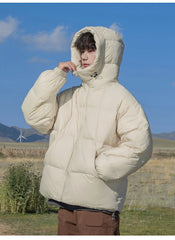Padded Lightweight Plump Warm Waterproof Hooded down jacket