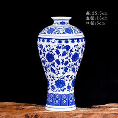 VASE BLEU DECORATIF