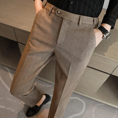 Woolen Pants Thick Trousers Slacks