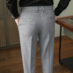 Woolen Pants Thick Trousers Slacks