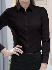Chemise col rabattu