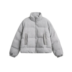 American Vintage Stand Collar Cotton-padded Coat