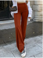 Women's Slim Bell-Bottoms Trousers
