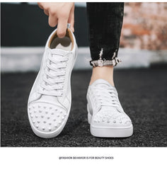 Sneakers Leather Skateboard Shoe