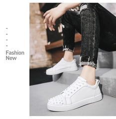 Sneakers Leather Skateboard Shoe