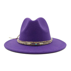 Wide Brimmed Jazz Hat Sombrero Hombre