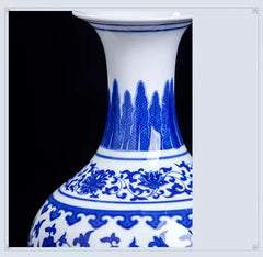 VASE BLEU DECORATIF
