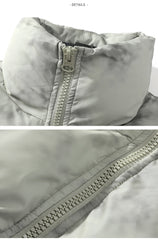 Unisex Hooded Thick Bomber Puffer Soft Jacket
