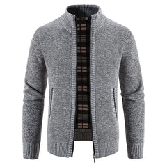 Sweater Jacket  Cold Coat Fleece Zipper Cardigan