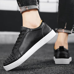 Sneakers Leather Skateboard Shoe