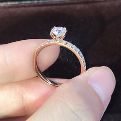 Luxury Style Glass Diamonds Gold-color