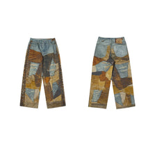 Design High-End Jeans for Men and Women Loose Cool Straight Wide Leg Casual Trousers