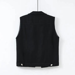 Colorful Denim Vest Women Jeans
