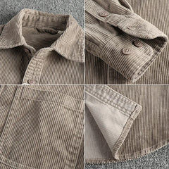 American Khaki Washed Long Sleeve Cotton Shirt